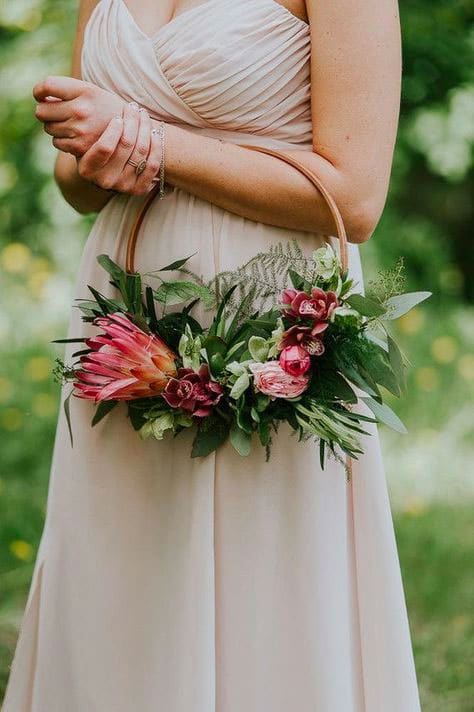 Flower girl sales bouquet alternative